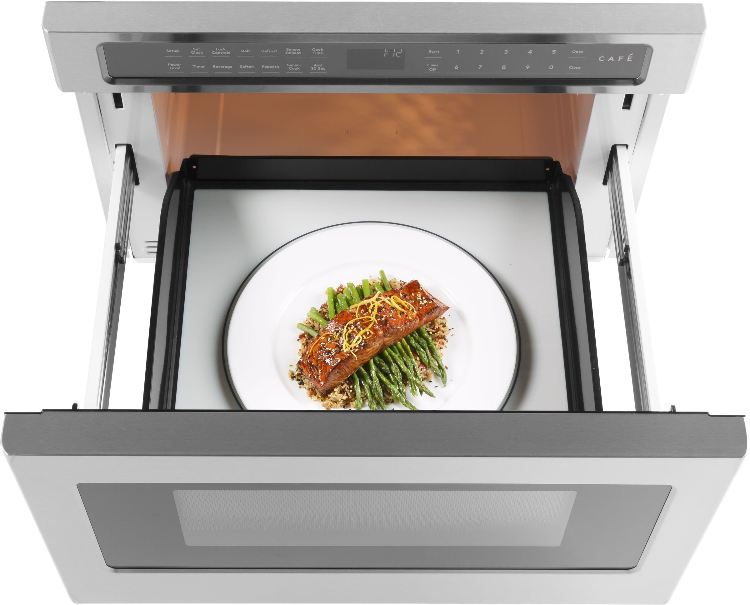Cafe CWL112P2RS1 24 Inch Built In Microwave Drawer Oven Stainless