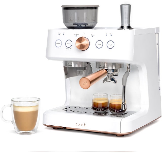 Cafe C7CESAS4RW3 Bellissimo Semi Automatic Espresso Machine and Fro...