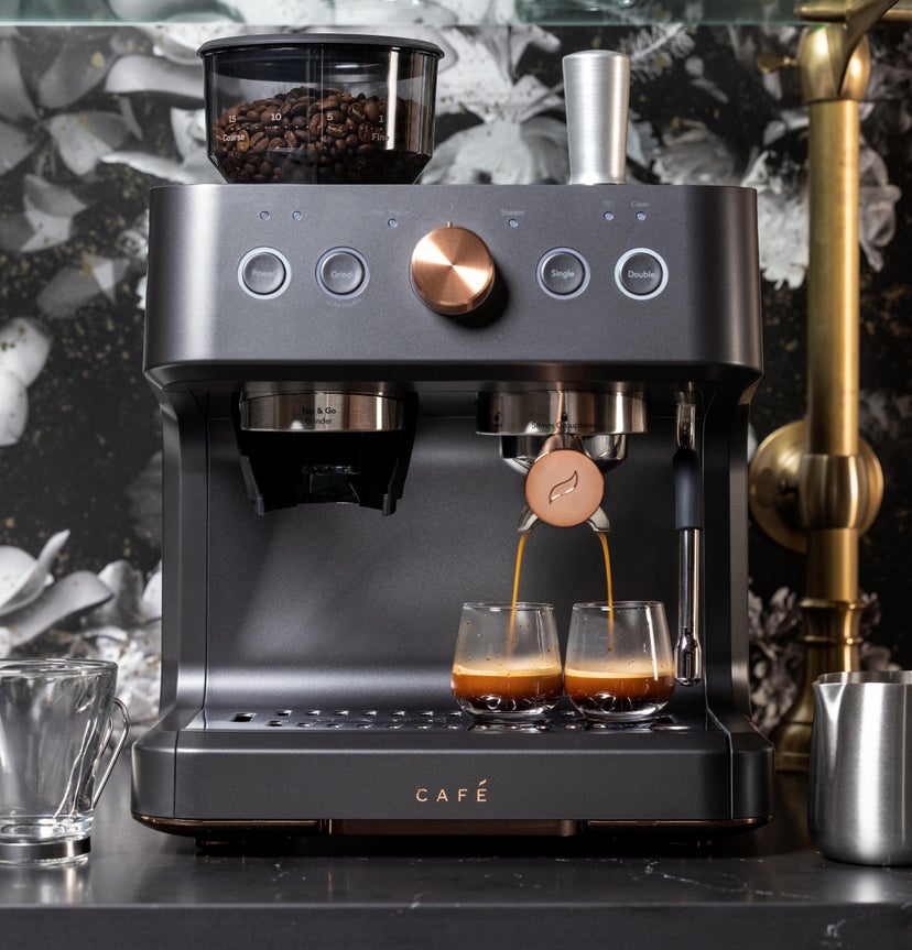 Cafe C7CESAS4RW3 Bellissimo Semi Automatic Espresso Machine and Fro...