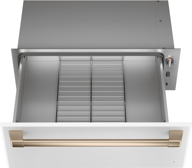 Cafe CTW900P4PW2 30 Inch Warming Drawer with 1.9 cu. ft. Capacity, ...