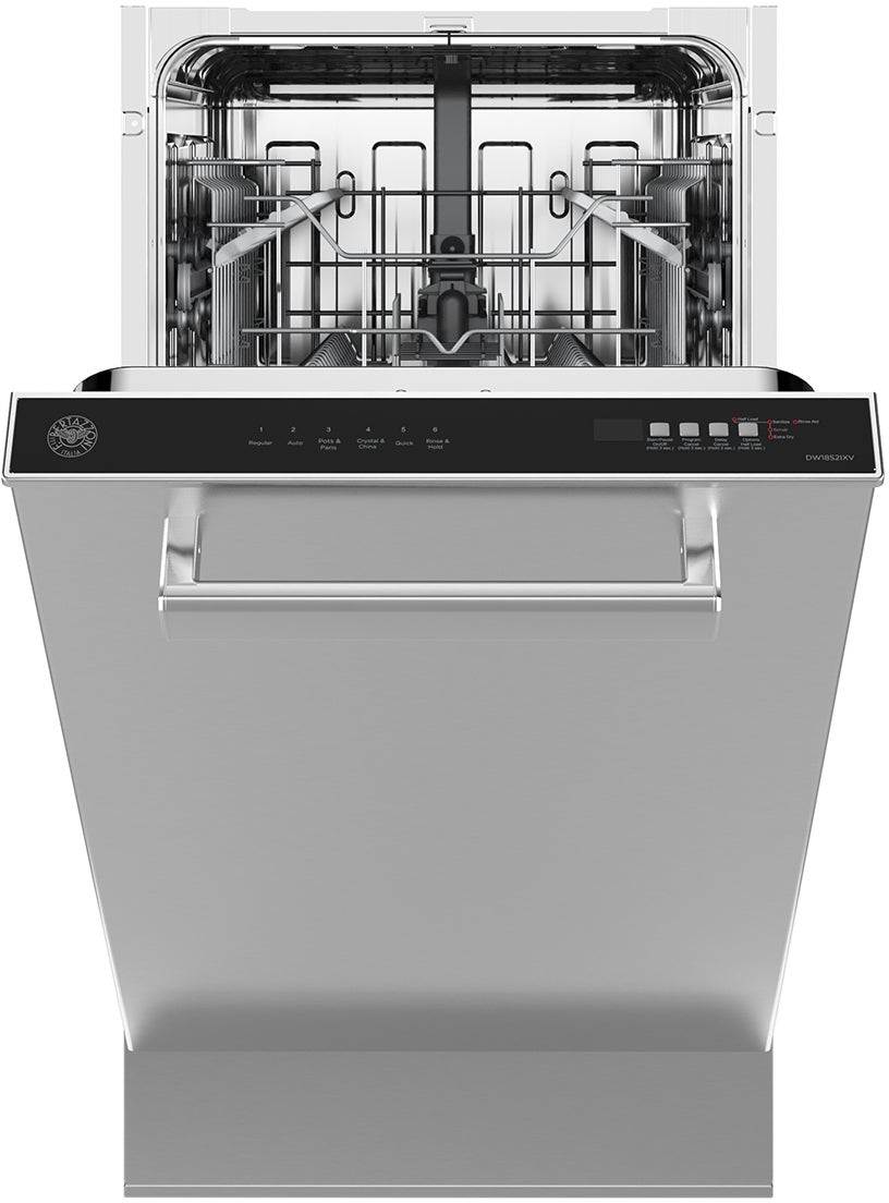 Bertazzoni DW18S2IXV 18" Built In Dishwasher Standard/ADA Tub: Stainles...