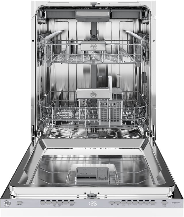 Bertazzoni DW24T3IPV 24" Built-In Dishwasher w/ Tall Tub: Panel Ready