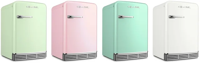 Big Chill BC55UCFSR1GW 24 Inch Retro Beverage Fridge Without Icemaker: Gr...