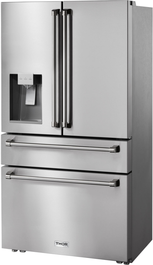 Thor TRF3601FD 36 Inch Freestanding French Door Refrigerator with...