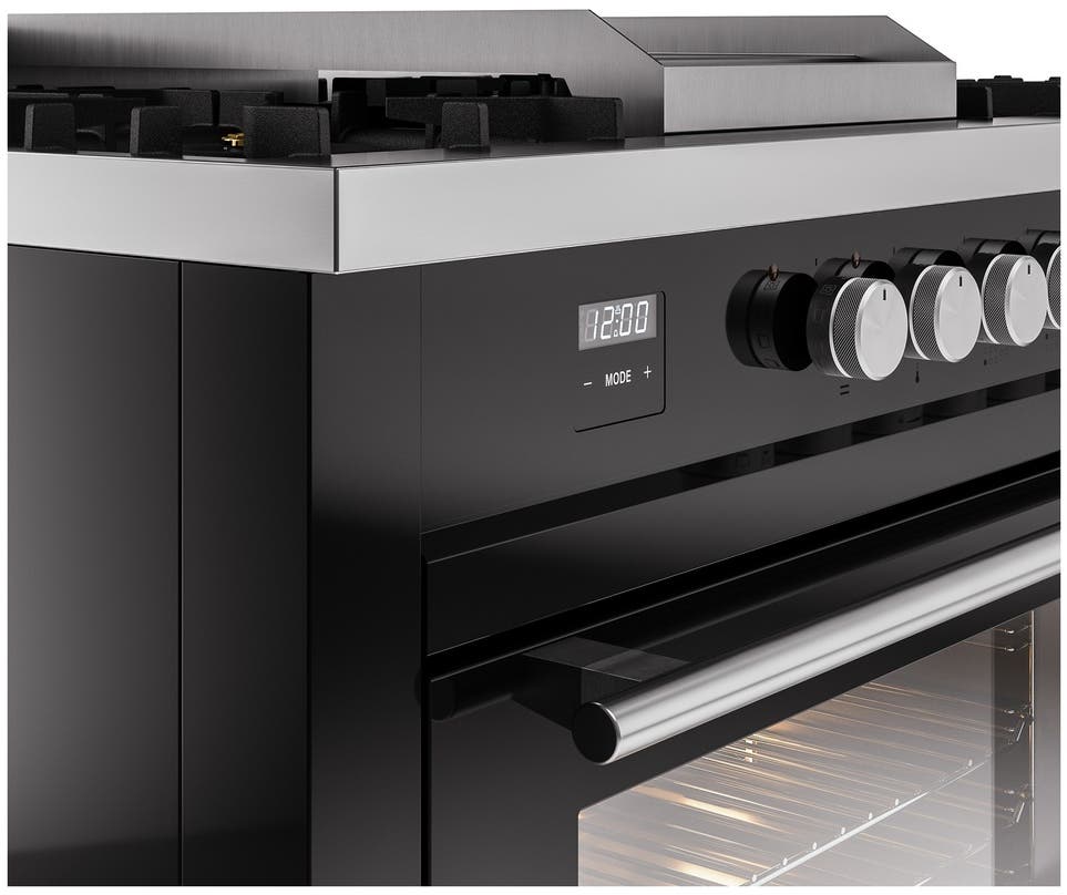 Ilve UP60FSWMPBKLP Glossy Black With Satin Trim, Lp