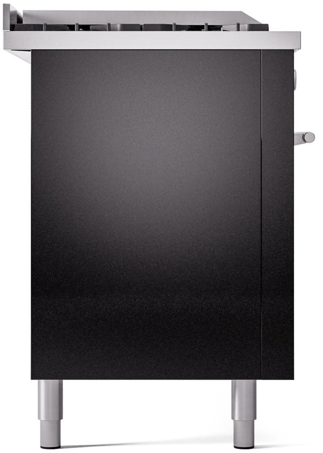 Ilve UP60FSWMPBKLP Glossy Black With Satin Trim, Lp