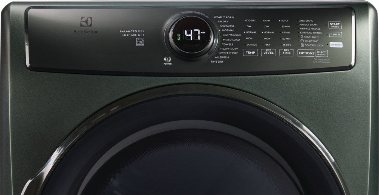 Electrolux ELFG7738AA 27 Inch Front Load Gas Dryer Alpine