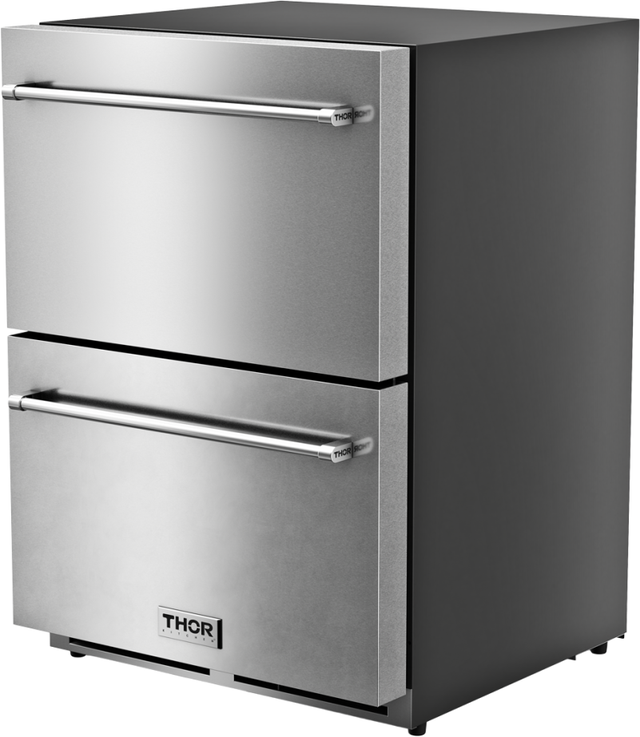 Thor TRZ24U 24 Inch Outdoor Double Drawer Under Counter Freeze...