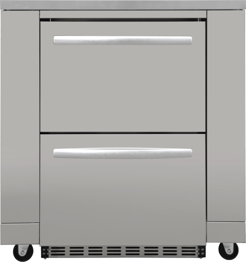 Thor MK02SS304 Pro Style Modular Outdoor Kitchen Refrigerator Cab...