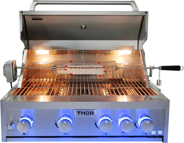 Thor MK04SS304 Pro Style 31 inch 4-Burner Built-in Propane Gas Is...