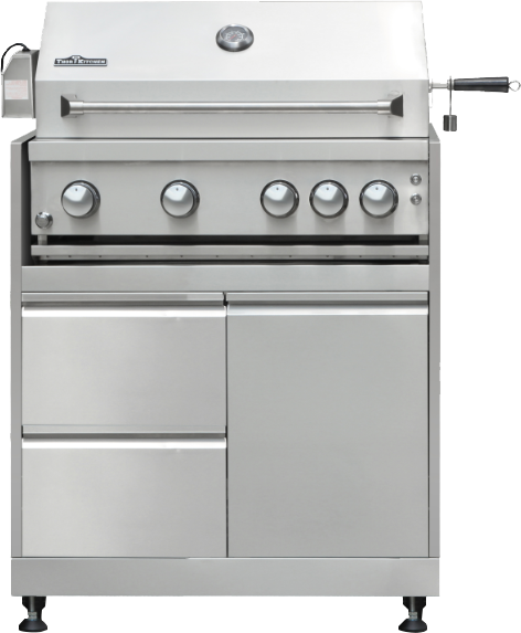 Thor MK04SS304 Pro Style 31 inch 4-Burner Built-in Propane Gas Is...