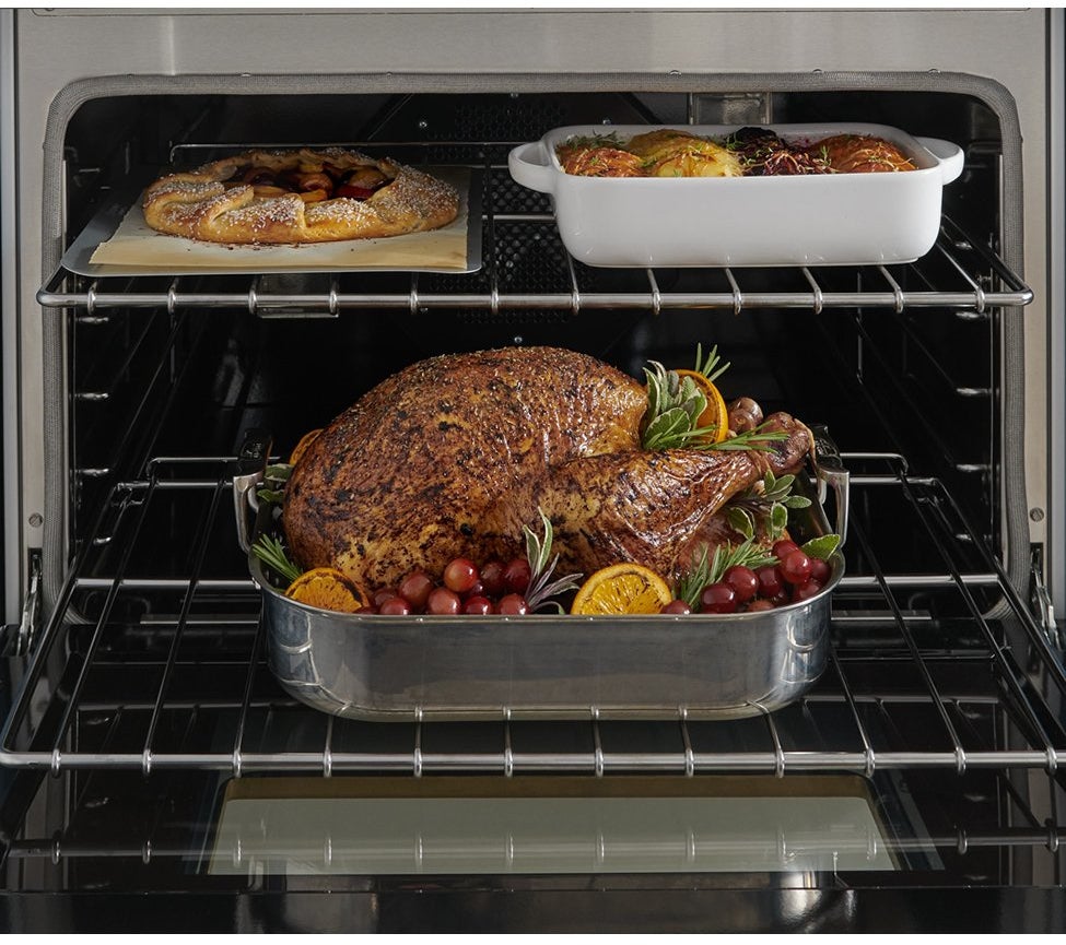 Big Chill BCR48CARLP 48 Inch Freestanding Retro Gas Range Carmine