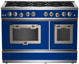 Signal Blue With Satin Nickel Trim, Natural Gas