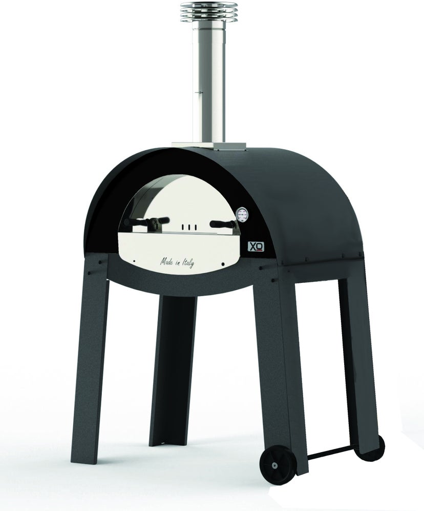 XO XOPIZZA2FSCA Freestanding 28in x 20in Wood Fired Pizza Oven: Ca...