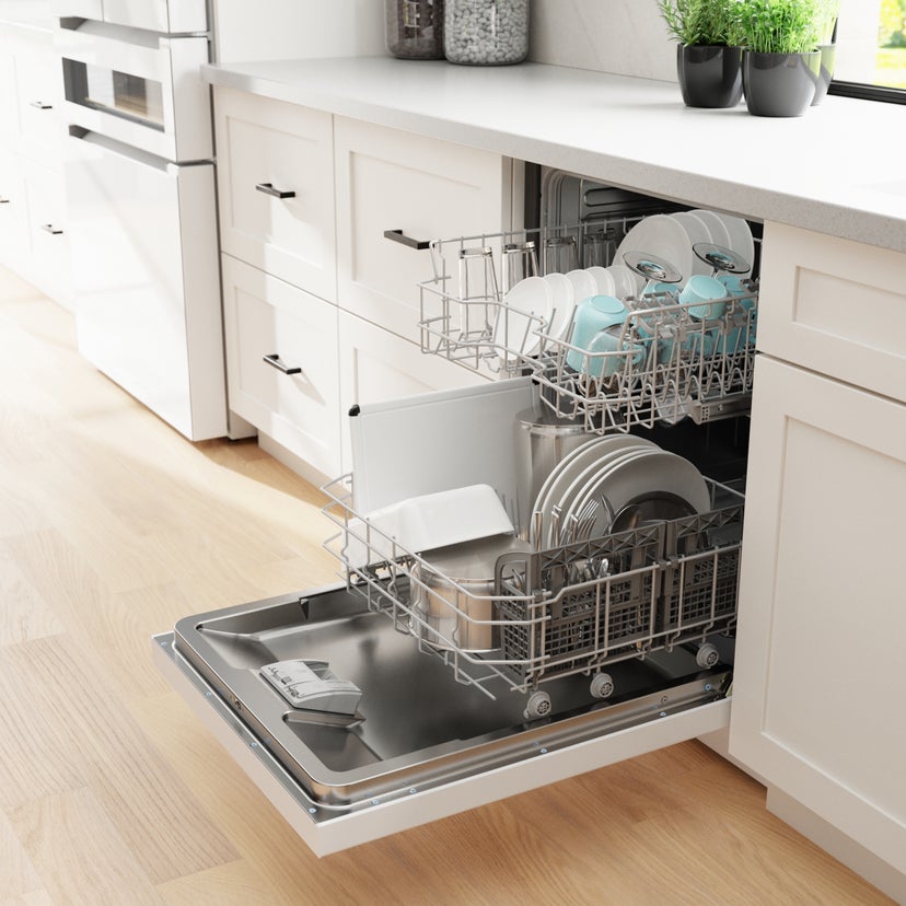 Bosch SHE3AEM2N 24 Inch Full Console Built-In Smart Dishwasher wit...