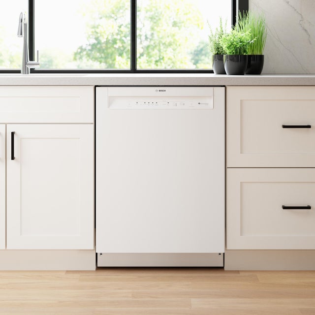 Bosch SHE3AEM2N 24 Inch Full Console Built-In Smart Dishwasher wit...