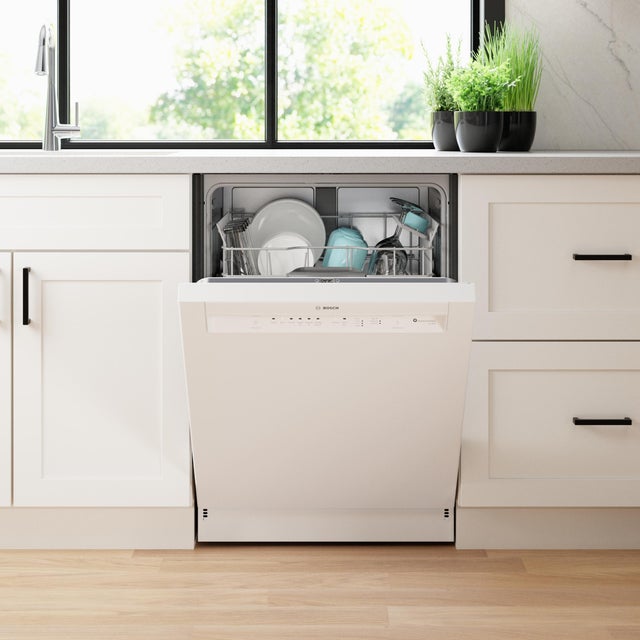 Bosch SHE3AEM2N 24 Inch Full Console Built-In Smart Dishwasher wit...