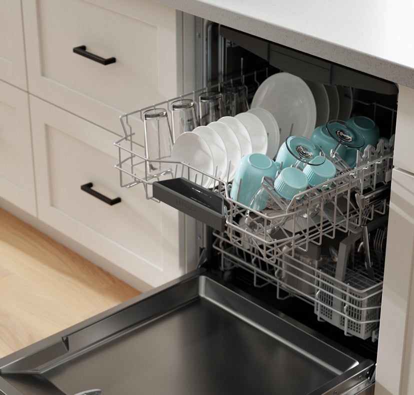 Bosch SHE53B75UC 300 Series 24 Inch Recessed Handle Dishwasher: Sta...