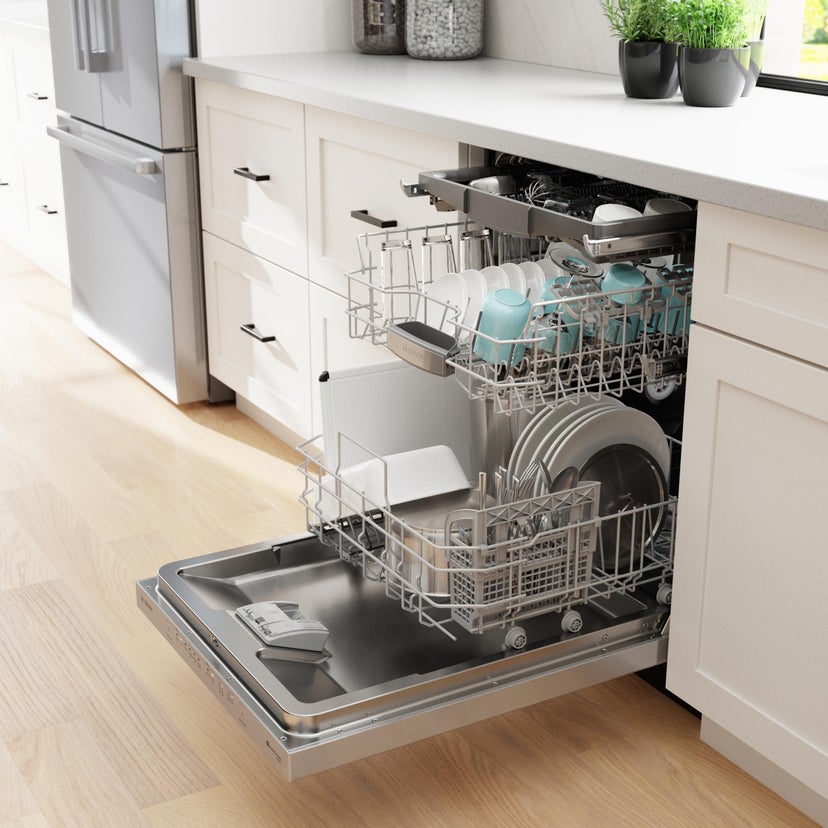 Bosch SHP65CM5N 24 Inch Fully Integrated Built-In Smart Dishwasher...