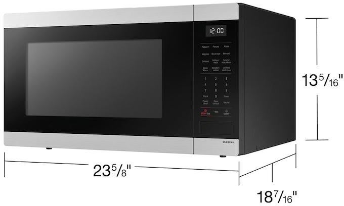 Samsung MS19DG8500SR 1.9 Cu. Ft. Countertop Microwave Oven: Stainless S...