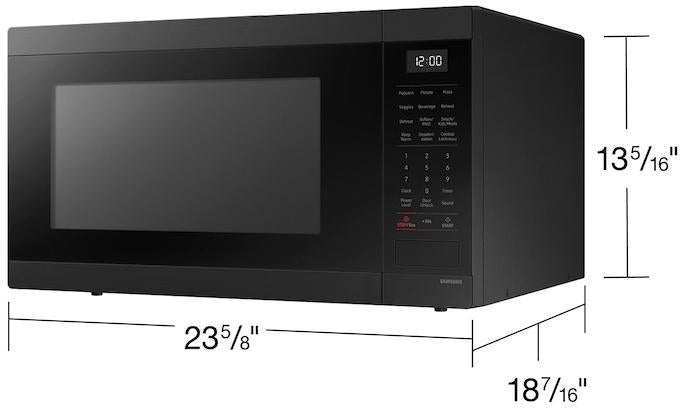 Samsung MS19DG8500MT 1.9 Cu. Ft. Countertop Microwave Oven: Matte Black...