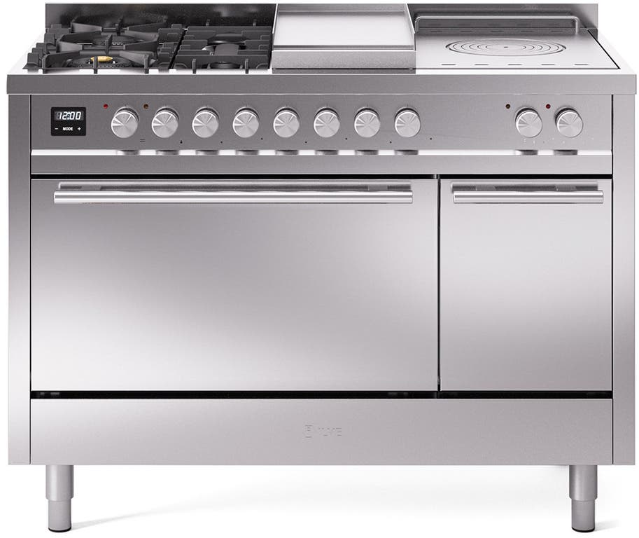 Ilve UP48FSQMPSS Stainless Steel With Satin Trim