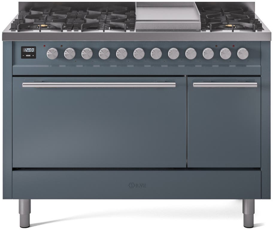 Ilve UP48FQMPBGLP Blue Grey With Satin Trim, Lp