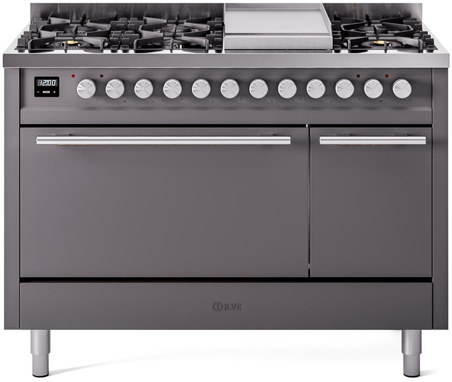 Ilve UP48FQMPMG Graphite Matte With Satin Trim