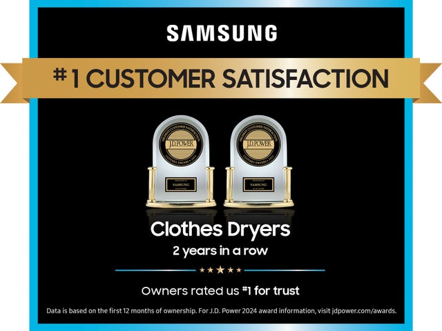 Samsung DVE54CG7150W 7.4 cf Dryer Electric Top Load Pet Care Steam Drum...