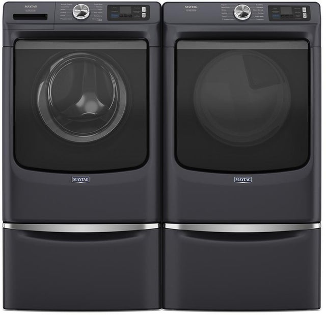 Maytag MED7020RF 27 Inch Pet Pro Front Load Electric Dryer: Midnigh...