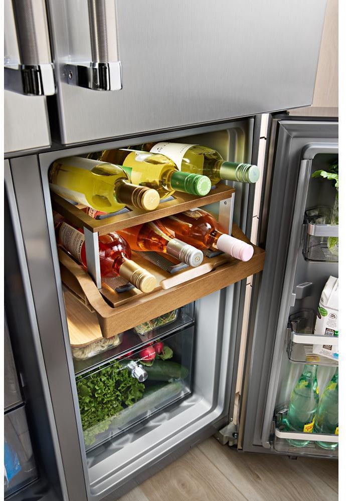 KitchenAid KRQC736RPS 36 Inch Freestanding French Door Refrigerator with...