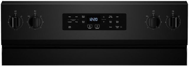 Whirlpool WFES3330RB 30 Inch Electric Freestanding Range: Black