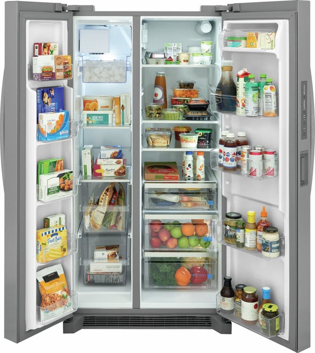 Frigidaire GRSN2620AF 26 Cu. Ft. Side By Side Refrigerator: Smudge Proof...