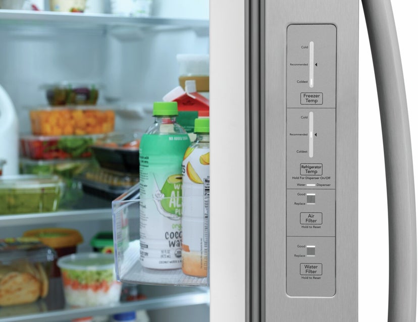 Frigidaire GRSN2620AF 26 Cu. Ft. Side By Side Refrigerator: Smudge Proof...