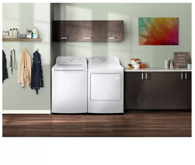 LG DLG6101W 7.3 cu.ft. Ultra Large High Efficiency Dryer Gas: ...