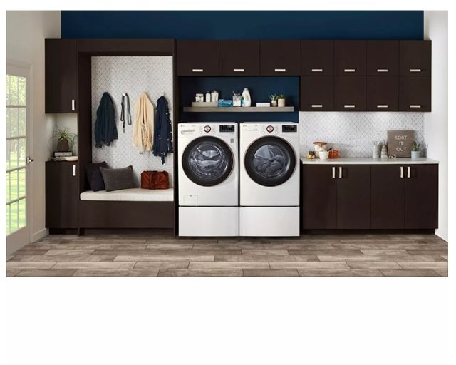 LG DLGX4001W 27 Inch Gas Smart Dryer with 7.4 Cu. Ft. Capacity,...