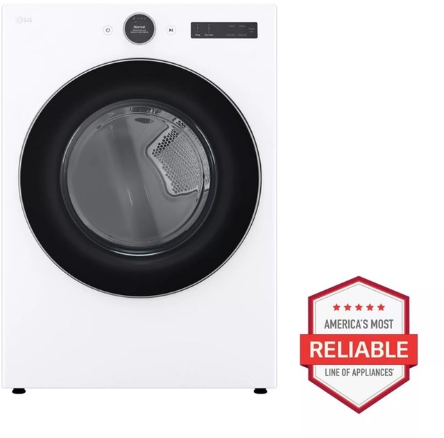 LG DLGX5501W 27 Inch Gas Smart Dryer with 7.4 cu. ft. Capacity,...