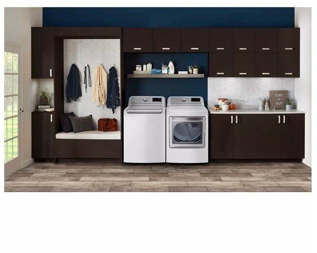 LG DLGX7901WE 27 Inch Smart Gas Dryer with 7.3 Cu. Ft. Capacity,...