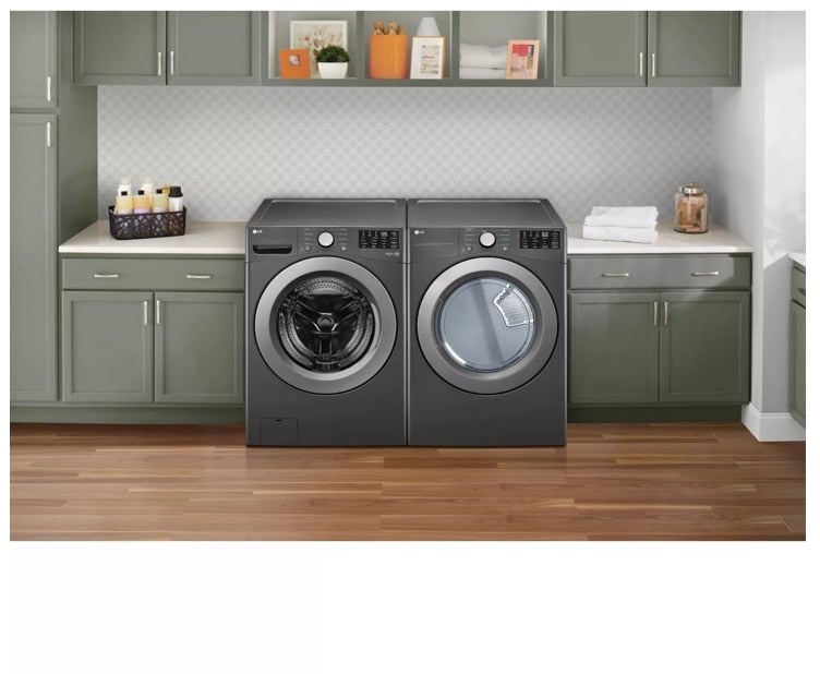 LG WM3470CM 27 Inch Front Load Washer with 5.0 Cu. Ft. Capacit...