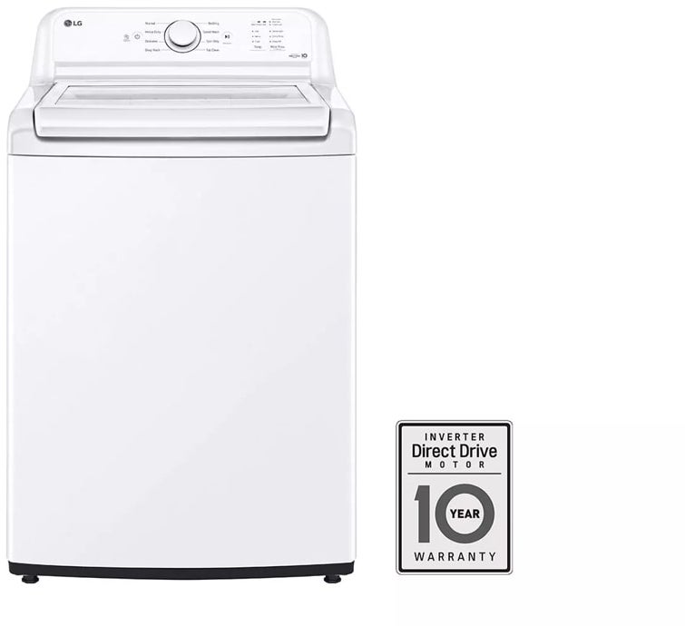 LG WT6105CW 27 Inch Top Load Washer with 4.1 cu ft Capacity, 4...