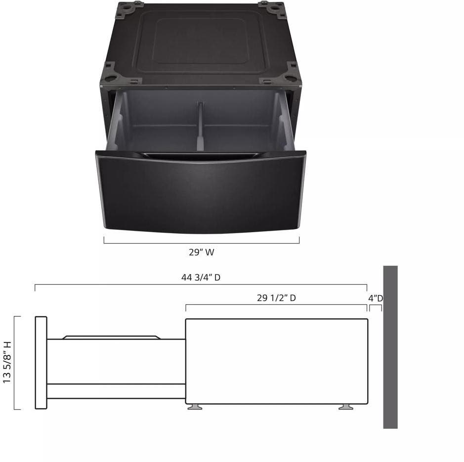 LG WDP5B Black Steel