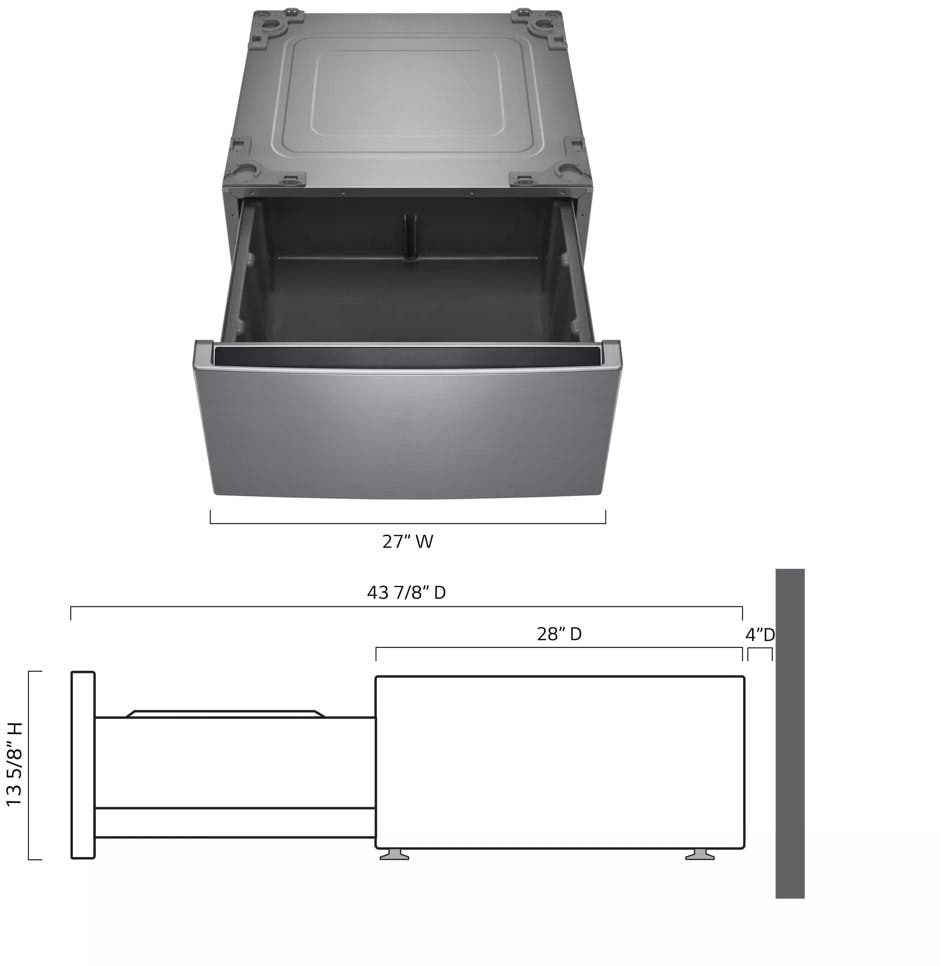 LG WDP6V Graphite Steel