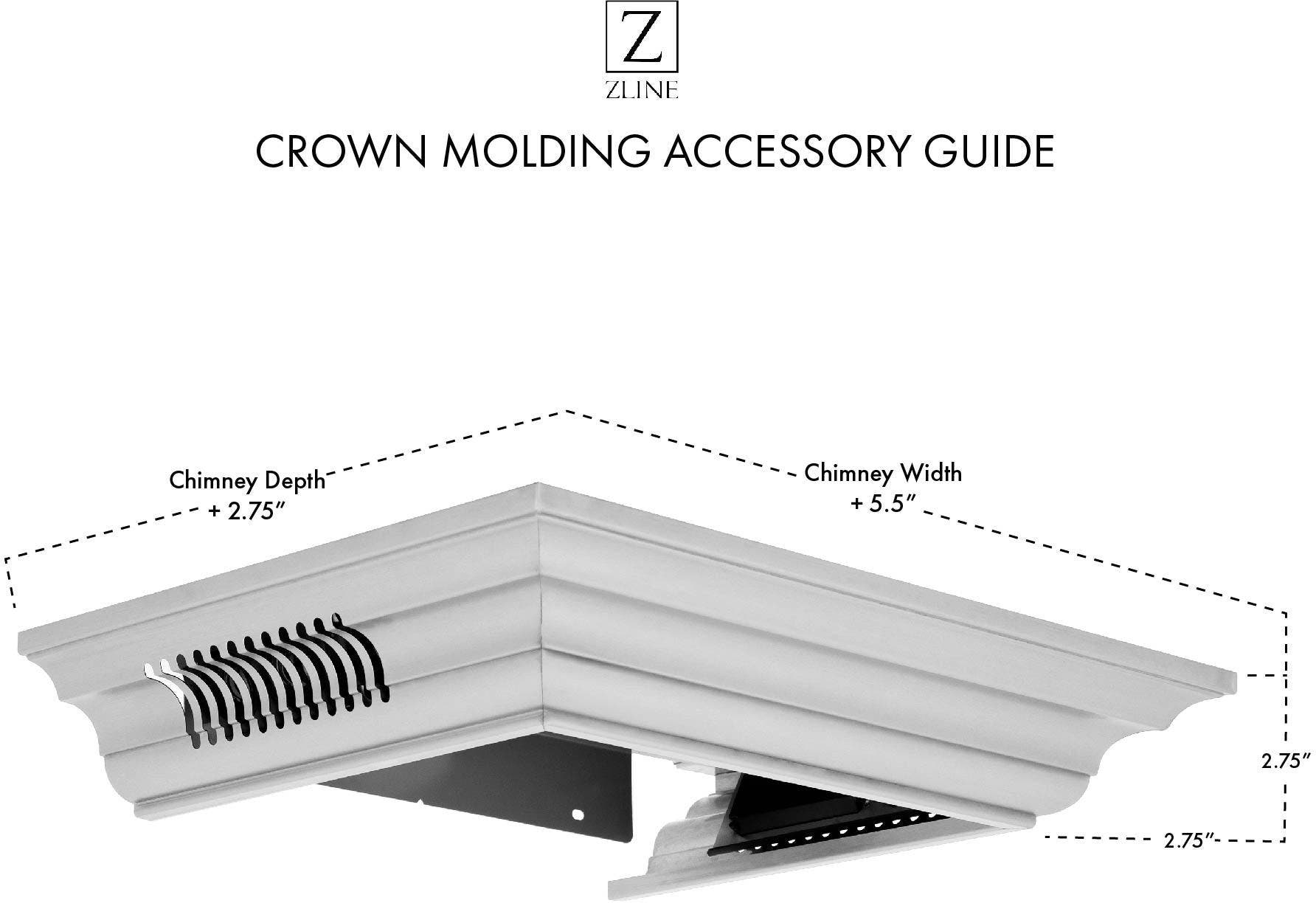 Zline CM6BTKNKN4 Brushed 430 Stainless Steel