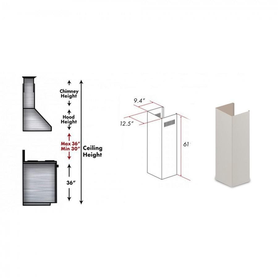 Zline KPTTE Solid Wood Exterior With Stainless Steel Insert, C...
