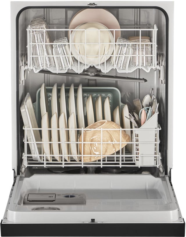 Whirlpool WDF341PAPB 24 Inch Built-In Dishwasher with 4 Wash Cycles, 12...