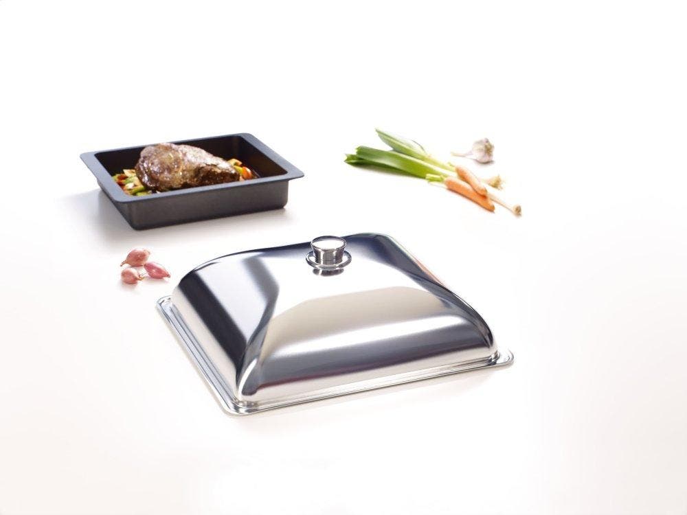 Miele HBD6035 Large Gourmet Casserole Dish Chrome Lid