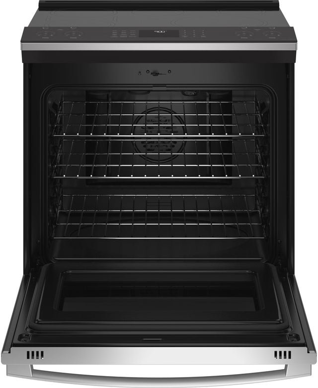 GE PHS93EYPFS 30 Inch Slide In Induction Range With 5 Elements, ...