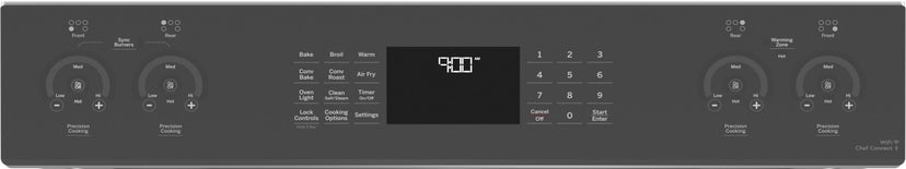 GE PHS93EYPFS 30 Inch Slide In Induction Range With 5 Elements, ...