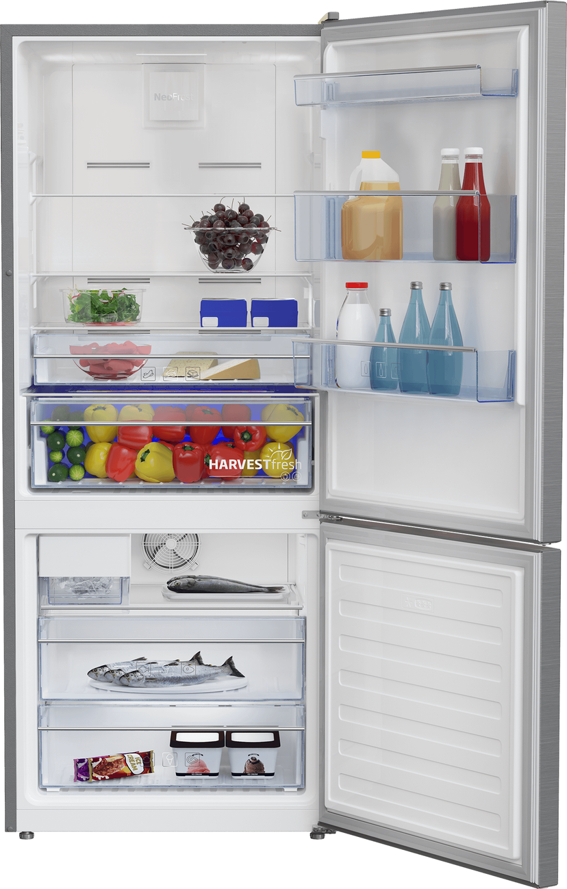 Beko BFBF2815SSIM 28 Inch Counter-Depth Bottom Mount Refrigerator wi...