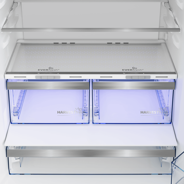 Beko BFBF30116SSIM 30 Inch Counter-Depth Bottom Mount Refrigerator Wi...